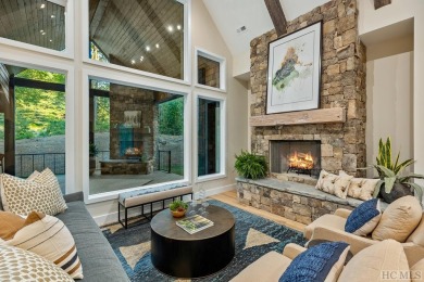 Introducing a brand new, light-filled modern mountain residence on Burlingame Country Club in North Carolina - for sale on GolfHomes.com, golf home, golf lot