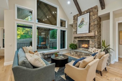 Introducing a brand new, light-filled modern mountain residence on Burlingame Country Club in North Carolina - for sale on GolfHomes.com, golf home, golf lot