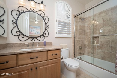 The home is on a premium lot and located at the end of a on Troon Country Club in Arizona - for sale on GolfHomes.com, golf home, golf lot