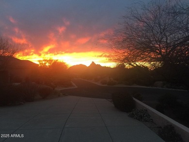 The home is on a premium lot and located at the end of a on Troon Country Club in Arizona - for sale on GolfHomes.com, golf home, golf lot