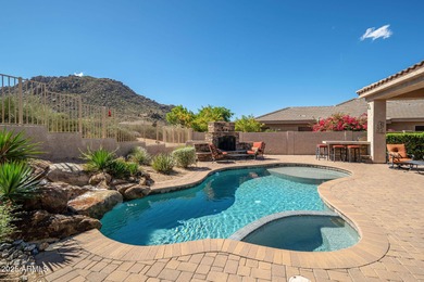 The home is on a premium lot and located at the end of a on Troon Country Club in Arizona - for sale on GolfHomes.com, golf home, golf lot