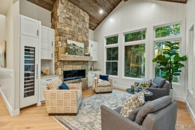 Introducing a brand new, light-filled modern mountain residence on Burlingame Country Club in North Carolina - for sale on GolfHomes.com, golf home, golf lot