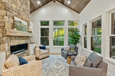 Introducing a brand new, light-filled modern mountain residence on Burlingame Country Club in North Carolina - for sale on GolfHomes.com, golf home, golf lot