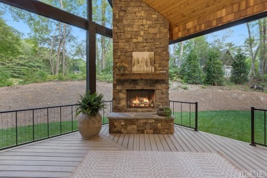 Introducing a brand new, light-filled modern mountain residence on Burlingame Country Club in North Carolina - for sale on GolfHomes.com, golf home, golf lot