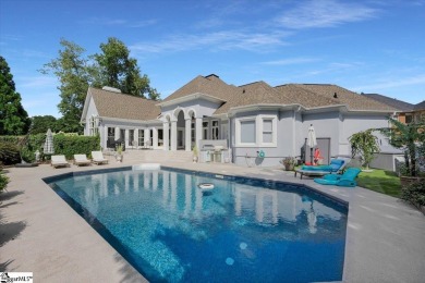 Sophisticated Entertainer's Retreat Overlooking Thornblade's on Thornblade Club in South Carolina - for sale on GolfHomes.com, golf home, golf lot