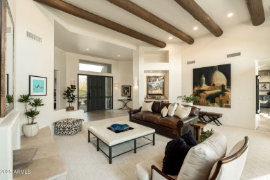 Set within The Heights of the prestigious guard-gated community on Desert Highlands Golf Club in Arizona - for sale on GolfHomes.com, golf home, golf lot