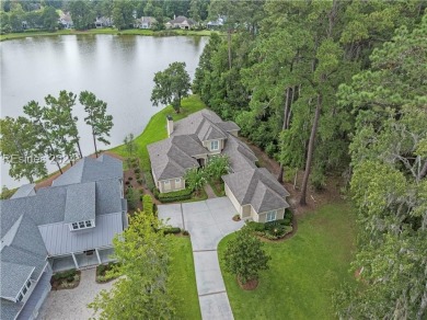 Serenity and spacious views overlooking Hickory Lake await you on Belfair Golf Club in South Carolina - for sale on GolfHomes.com, golf home, golf lot