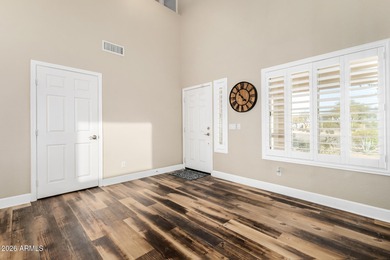 Welcome home to this stunning two-story gem, on a quiet on The Golf Club At Johnson Ranch in Arizona - for sale on GolfHomes.com, golf home, golf lot