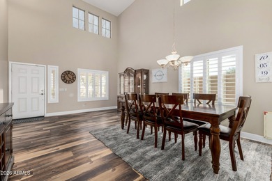 Welcome home to this stunning two-story gem, on a quiet on The Golf Club At Johnson Ranch in Arizona - for sale on GolfHomes.com, golf home, golf lot