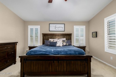 Welcome home to this stunning two-story gem, on a quiet on The Golf Club At Johnson Ranch in Arizona - for sale on GolfHomes.com, golf home, golf lot