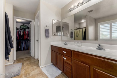 Welcome home to this stunning two-story gem, on a quiet on The Golf Club At Johnson Ranch in Arizona - for sale on GolfHomes.com, golf home, golf lot