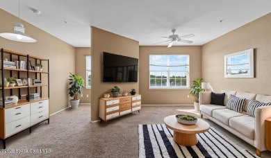 Your Lakeside Escape in the Heart of Viera This 2 bed, 2 bath on Indian River Colony Club in Florida - for sale on GolfHomes.com, golf home, golf lot