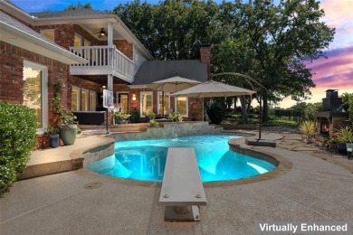 Beautiful 4 bedroom home in Oakmont Estates, siting on a hill on Oakmont Country Club in Texas - for sale on GolfHomes.com, golf home, golf lot