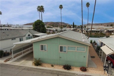 Welcome home to this beautiful NEW LAKEFRONT manufactured home on Hemet West Mobile Estates in California - for sale on GolfHomes.com, golf home, golf lot