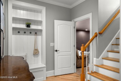 Experience the luxury of coastal living in this 4 bedroom, 4.5 on Compass Pointe Golf Course in North Carolina - for sale on GolfHomes.com, golf home, golf lot