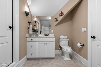 Experience the luxury of coastal living in this 4 bedroom, 4.5 on Compass Pointe Golf Course in North Carolina - for sale on GolfHomes.com, golf home, golf lot