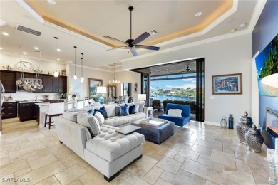 Custom-Built Waterfront Home with 307 Feet of Panoramic Water on Palmetto-Pine Country Club in Florida - for sale on GolfHomes.com, golf home, golf lot