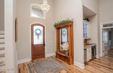 Incredible attention to detail in this custom stone beauty on Ocean Ridge Plantation in North Carolina - for sale on GolfHomes.com, golf home, golf lot