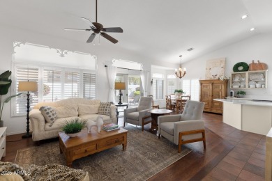 Casually chic and inviting this expanded Augusta model features on Tuscany Falls At Pebble Creek in Arizona - for sale on GolfHomes.com, golf home, golf lot