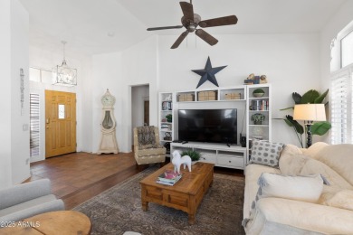 Casually chic and inviting this expanded Augusta model features on Tuscany Falls At Pebble Creek in Arizona - for sale on GolfHomes.com, golf home, golf lot
