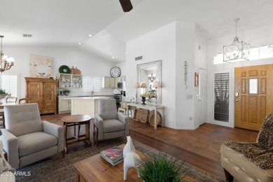 Casually chic and inviting this expanded Augusta model features on Tuscany Falls At Pebble Creek in Arizona - for sale on GolfHomes.com, golf home, golf lot
