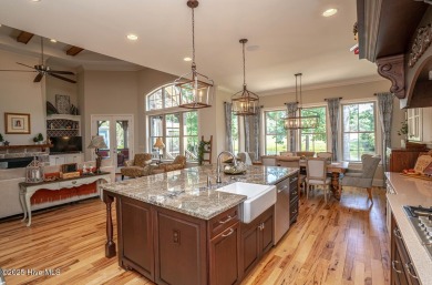 Incredible attention to detail in this custom stone beauty on Ocean Ridge Plantation in North Carolina - for sale on GolfHomes.com, golf home, golf lot