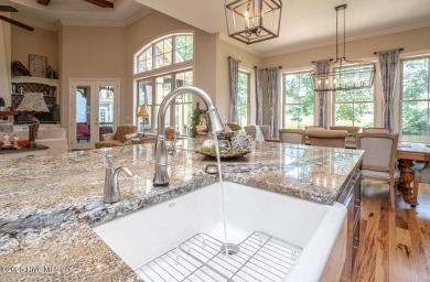 Incredible attention to detail in this custom stone beauty on Ocean Ridge Plantation in North Carolina - for sale on GolfHomes.com, golf home, golf lot
