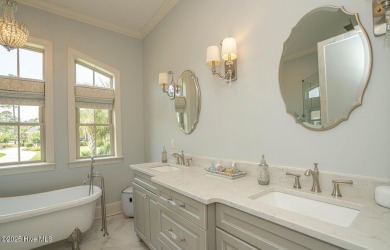 Incredible attention to detail in this custom stone beauty on Ocean Ridge Plantation in North Carolina - for sale on GolfHomes.com, golf home, golf lot