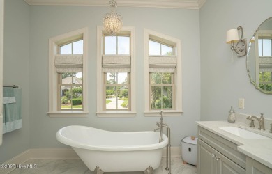 Incredible attention to detail in this custom stone beauty on Ocean Ridge Plantation in North Carolina - for sale on GolfHomes.com, golf home, golf lot