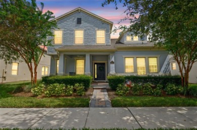 Welcome home to your stunning front porch LAKE VIEWS, on this on Orange County National Golf Center and Lodge in Florida - for sale on GolfHomes.com, golf home, golf lot