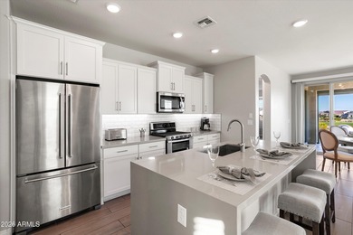 Exceptional golf course home in 55+ Victory community, boasting on Verrado Golf Club - Victory in Arizona - for sale on GolfHomes.com, golf home, golf lot