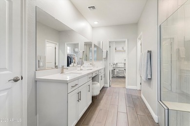 Exceptional golf course home in 55+ Victory community, boasting on Verrado Golf Club - Victory in Arizona - for sale on GolfHomes.com, golf home, golf lot