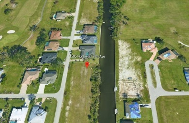 Exceptional Waterfront Vacant Lot in Coral Oaks Golf Community on Burnt Store Golf Club in Florida - for sale on GolfHomes.com, golf home, golf lot