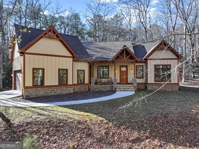 Escape to the mountains with this almost new, custom-built ranch on Bent Tree Golf Course in Georgia - for sale on GolfHomes.com, golf home, golf lot