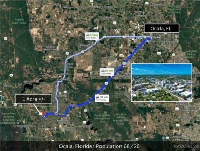 Build your dream home on this beautiful one-acre lot in Beverly on Pine Ridge Community Golf and Country Club in Florida - for sale on GolfHomes.com, golf home, golf lot