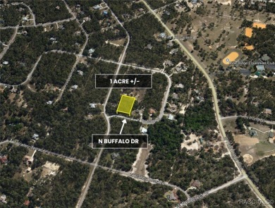 Build your dream home on this beautiful one-acre lot in Beverly on Pine Ridge Community Golf and Country Club in Florida - for sale on GolfHomes.com, golf home, golf lot