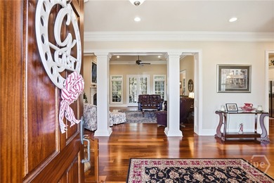 This all-brick home is located on a cul-de-sac in the Westbrook on Savannah Quarters Country Club in Georgia - for sale on GolfHomes.com, golf home, golf lot