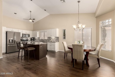 Turn-key! This popular Augusta floorplan is tucked away in a on Tuscany Falls At Pebble Creek in Arizona - for sale on GolfHomes.com, golf home, golf lot