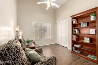 Turn-key! This popular Augusta floorplan is tucked away in a on Tuscany Falls At Pebble Creek in Arizona - for sale on GolfHomes.com, golf home, golf lot