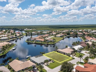 WATERFRONT LOT W/FANTASTIC CANAL BASIN VIEW - Build your Florida on Twin Isles Country Club in Florida - for sale on GolfHomes.com, golf home, golf lot