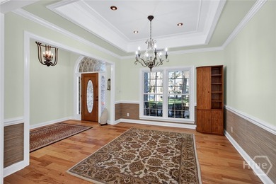 Southbridge living shines in this beautiful brick home perfectly on Southbridge Golf Club in Georgia - for sale on GolfHomes.com, golf home, golf lot