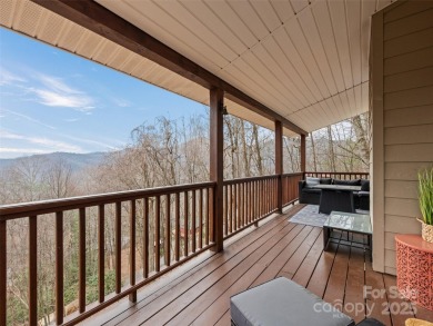 Welcome to your charming 2 bed, 2 1/2 bath mountain retreat with on Maggie Valley Resort and Country Club in North Carolina - for sale on GolfHomes.com, golf home, golf lot