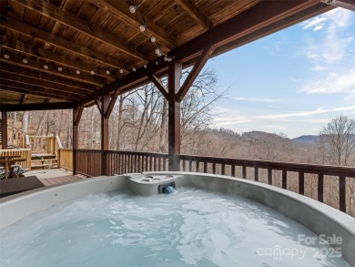 Welcome to your charming 2 bed, 2 1/2 bath mountain retreat with on Maggie Valley Resort and Country Club in North Carolina - for sale on GolfHomes.com, golf home, golf lot