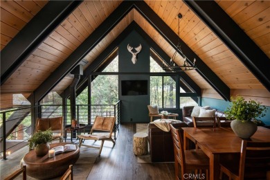 Moody, Modern, and the Cabin in the Woods You've Been Waiting on Lake Arrowhead Country Club in California - for sale on GolfHomes.com, golf home, golf lot