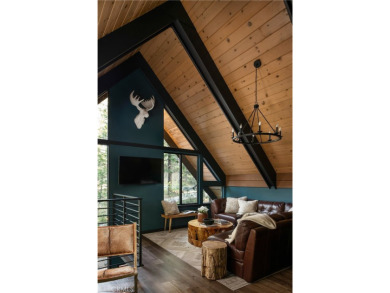 Moody, Modern, and the Cabin in the Woods You've Been Waiting on Lake Arrowhead Country Club in California - for sale on GolfHomes.com, golf home, golf lot