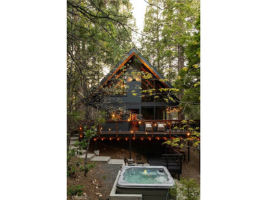 Moody, Modern, and the Cabin in the Woods You've Been Waiting on Lake Arrowhead Country Club in California - for sale on GolfHomes.com, golf home, golf lot