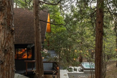 Moody, Modern, and the Cabin in the Woods You've Been Waiting on Lake Arrowhead Country Club in California - for sale on GolfHomes.com, golf home, golf lot
