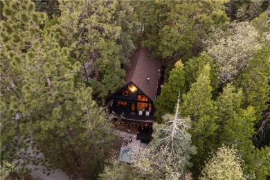 Moody, Modern, and the Cabin in the Woods You've Been Waiting on Lake Arrowhead Country Club in California - for sale on GolfHomes.com, golf home, golf lot