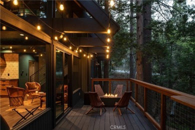Moody, Modern, and the Cabin in the Woods You've Been Waiting on Lake Arrowhead Country Club in California - for sale on GolfHomes.com, golf home, golf lot