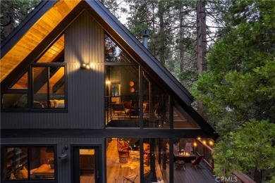 Moody, Modern, and the Cabin in the Woods You've Been Waiting on Lake Arrowhead Country Club in California - for sale on GolfHomes.com, golf home, golf lot